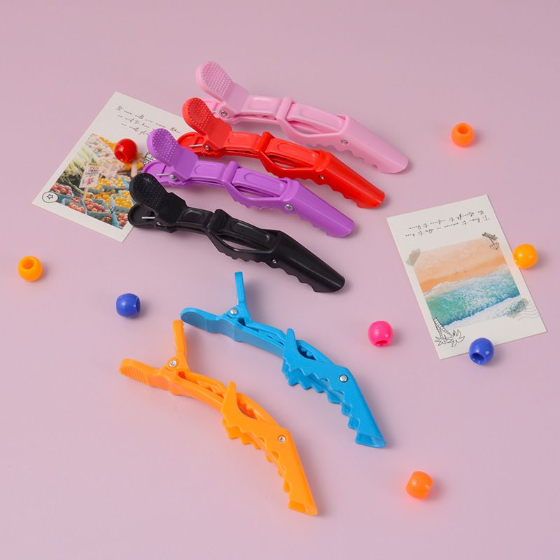 Professional Alligator Hair Clips, Non-slip Duck Bill Hair Sectioning Clips, Reusable Strong Grip Hair Styling Clips, Practical Hairdressing Positioning Clips for Salon Barber Shop and Home DIY Use