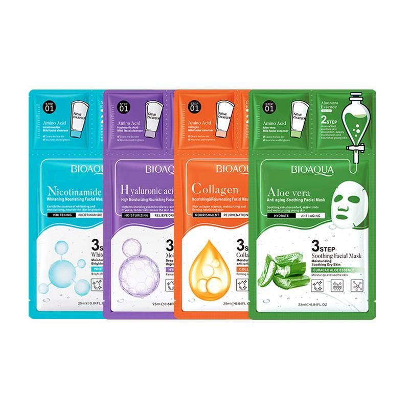 Randomly picked sheet mask for Moisturizing, oil control, anti-acne, pores shrinking, hydrating and other skin care benefits tackling various skin conditions, with gifts