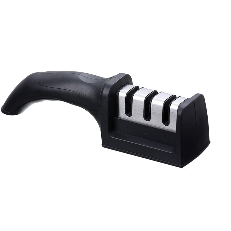 A224-01 Manual Kitchen Knife Sharpener Removable Sharpening Tools Home 3 Stages Quick Knife Sharpening Gadgets Kitchen Accessories
