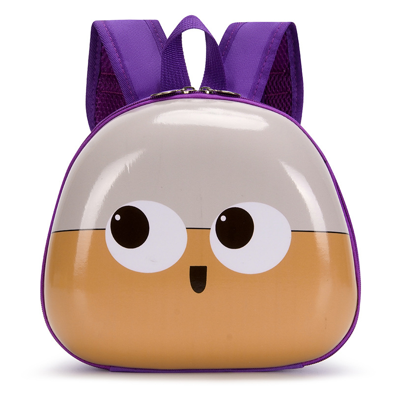 BGN 2939 Kindergarten School Bag 2023 New Cute Big Eye Emoji Backpack Large Capacity ABS Contrast Cartoon Backpack
