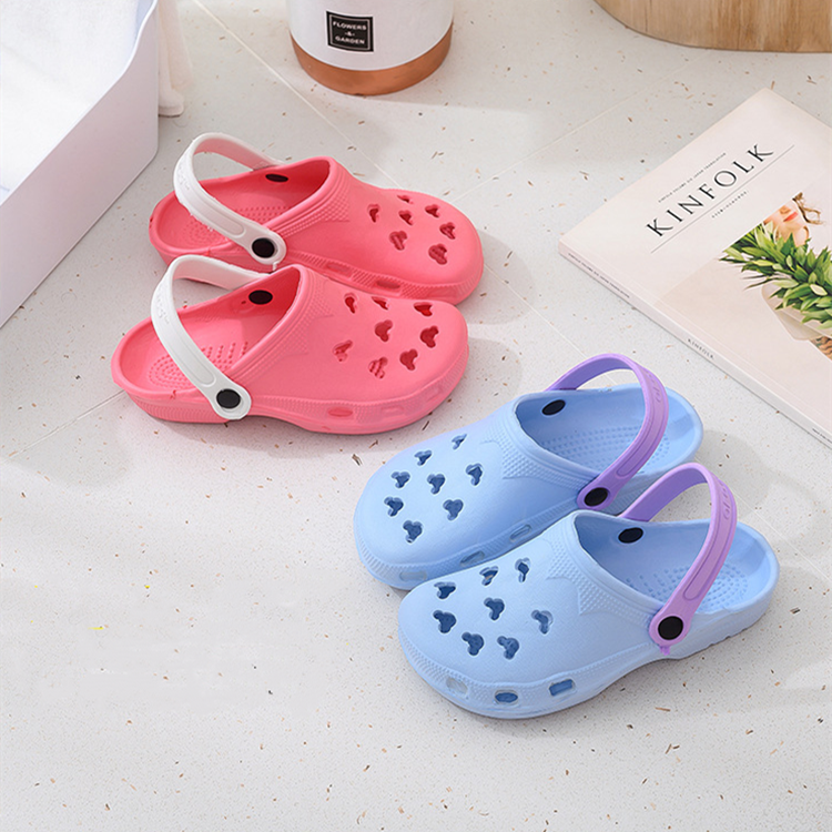 Summer Dongdong shoes garden shoes hollow cute Dongdong shoes women's beach shoes non slip breathable sandals