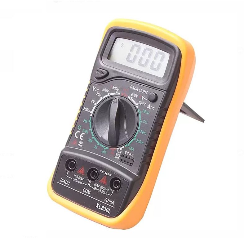 XL830L Digital Multimeter Tester On/Off Detection Digital Display Universal Meter Electrical Resistance Voltage Measurement