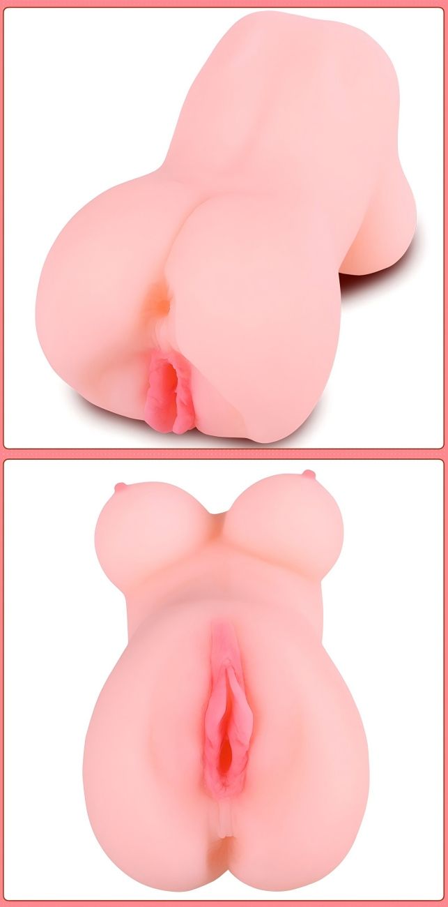 Realistic Sex Doll for Men, Full Size Female Sex Doll Torso with Big Boobs, Big Ass Male Sex Toys Male Masturbator Pocket Pussy Doll Adult Toys for Breast Sex Vaginal Sex Anal Sex Orgasm 13.2 lb
