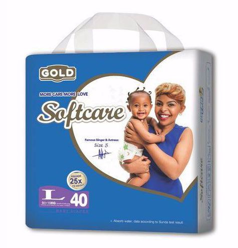 Softcare Baby Diapers L 40PCS