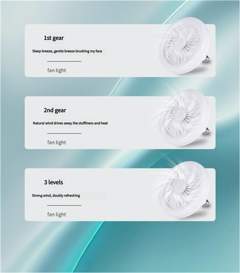 E27 fan lamp shaking head remote control aromatherapy bedroom living room lamp screw mouth dimmable home ceiling fan lamp Fan Light,Light fan