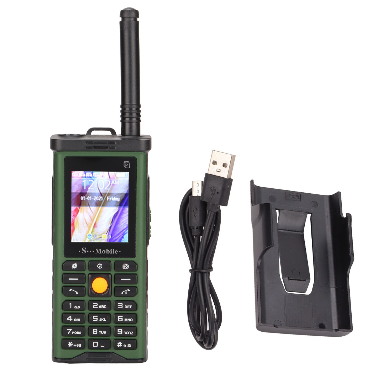 S‑G8800 Mobile Smartphone Unlocked Cell Phone 2G Retro Phone 4 SIM Card Large Button 2400mAh Capacity for Senior