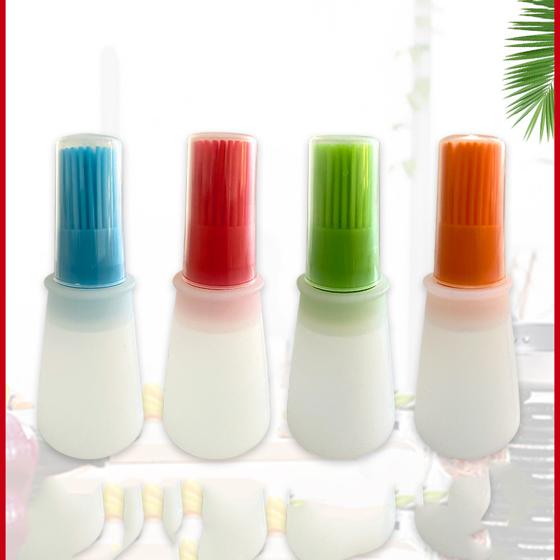 Pastry is Applied, Silica Gel Edible Oil Brush, Small Butter Sauce Package, Suitable for Barbecue and Baking 