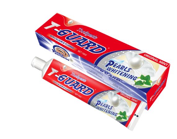 T-Guard Toothpaste (Pearls Whitening) 140g