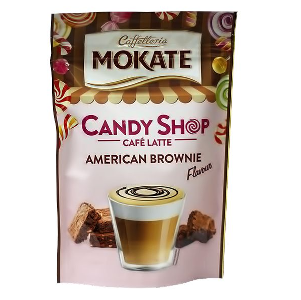MOKATE COFFEE CANDY SHOP AMERICAN BROWNIE POUCH 110G