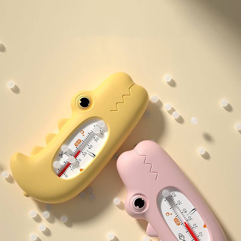 131-1 Baby Bath Thermometer For Newborn Small Crocodile Water Temperature Meter Bath Baby Bath Toys Thermometer Bath Safety Non-Toxic