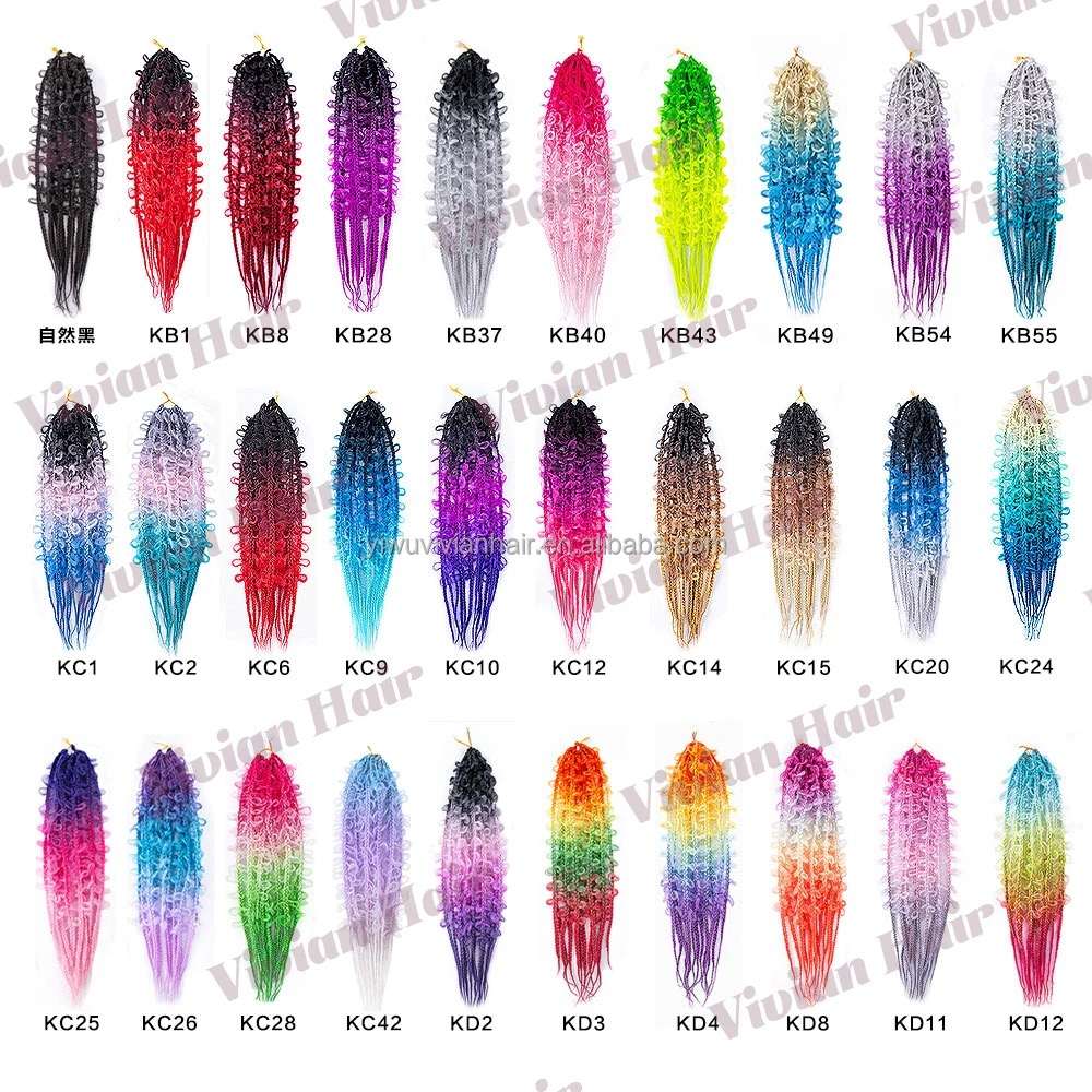 Colorful ombre butterfly crochet braids faux butterfly locs motown tress 20 inches braid hair butterfly locks braids faux locs