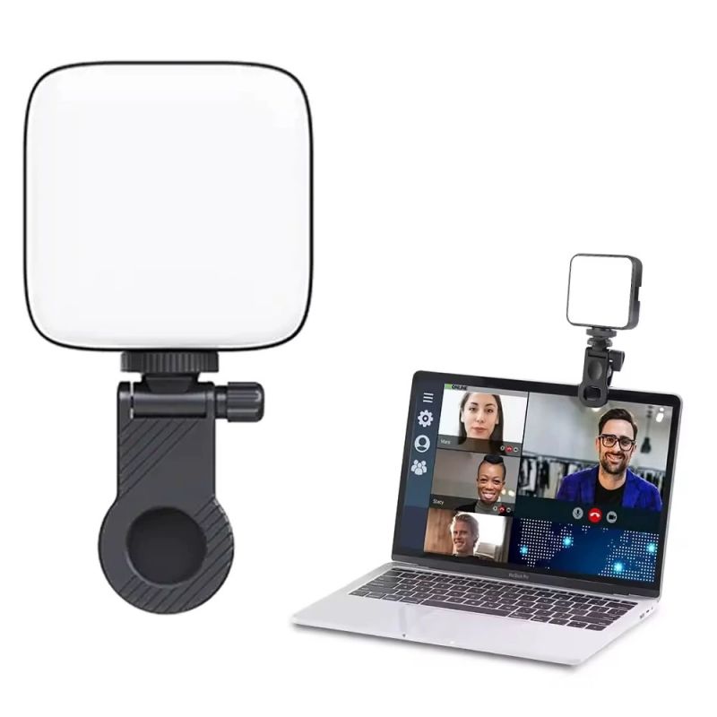 Portable mobile phone photo fill light, selfie handheld pocket RGB photography fill light, outdoor mini fill light CRRSHOP Mobile phone fill light free shippingSquare light white light style