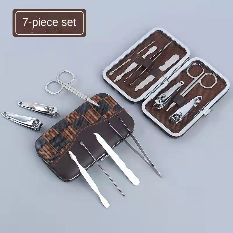 Pedicure and Nail Art Kit, Nail Clipper Set of Seven 