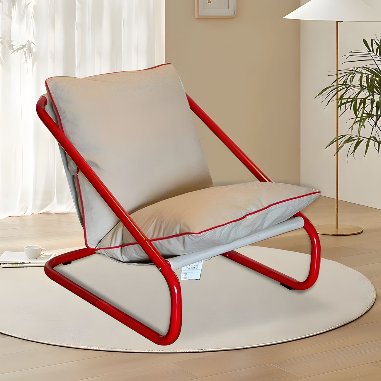 Happy rocking chair recliner adult household lazy chair comfortable living room lunch break rocking chair can sit or recline sofa chair