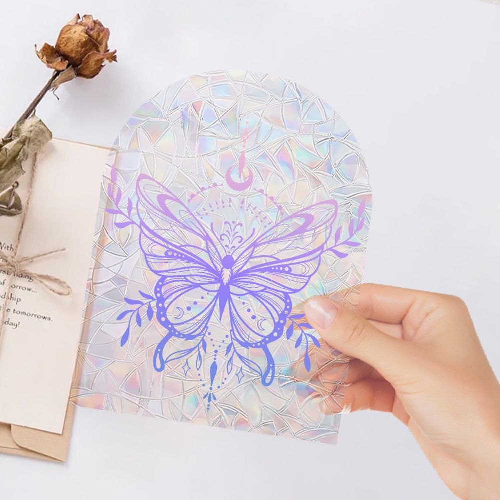Amazon New Plant, Flower, Animal and Sunlight Catcher Static Glass Sticker - Bird - proof Glass Sticker