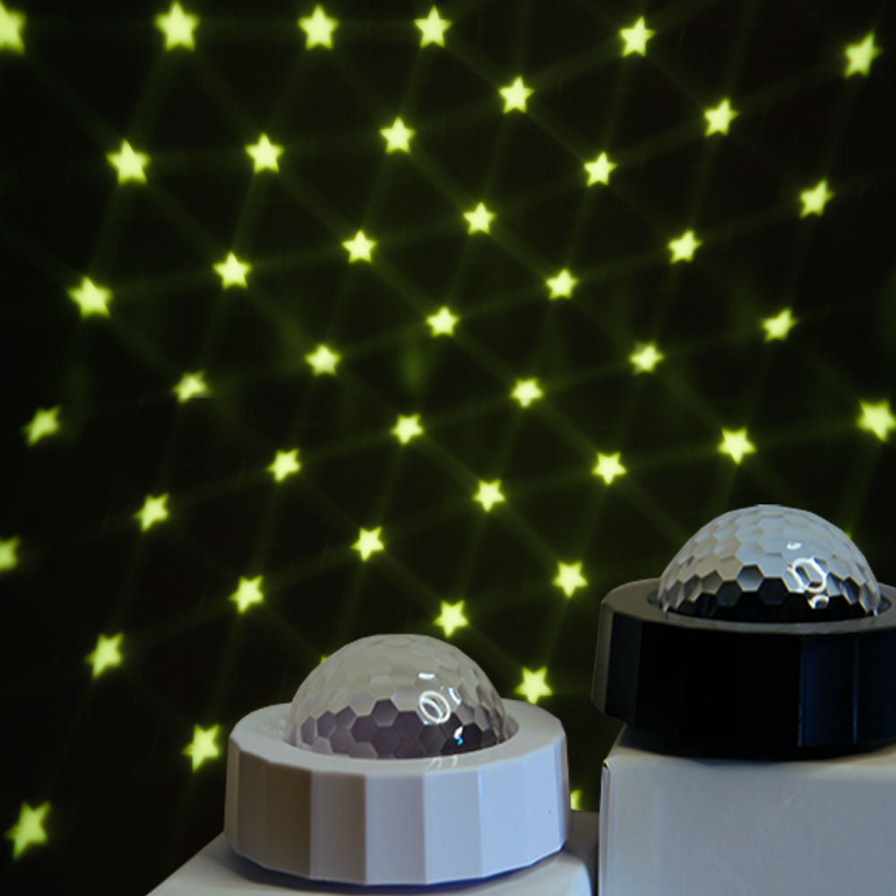 D37 USB Mini Portable Car Atmosphere Lamps DJ Lights Bar Beam Light 3W Party Disco Led Stage Light  Christmas Lights White/Birthday series 3colors  