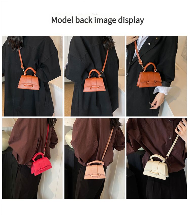 Women's bag with high-end feel, 2025 cross-border new niche handbag, versatile texture mini diagonal cross bag