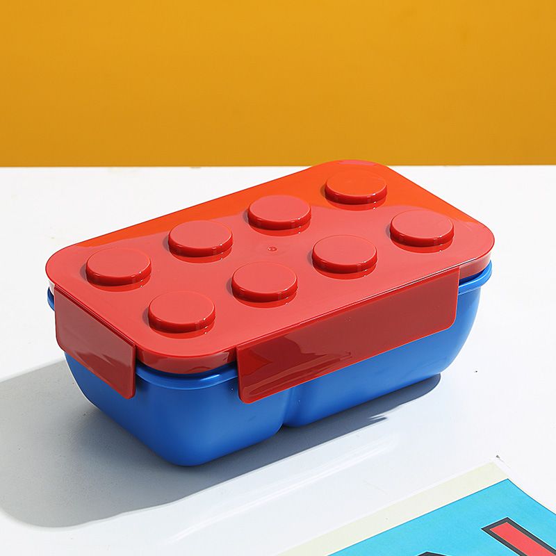 Building Block Lunch Box Picnic Box Children's Salad Box Lunch Box Fruit Box Microwave Heating Kitchen Dining Storage Travel To-Go Food Containers