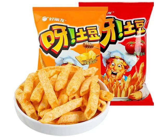 Multi-flavored Exotic Food Chinese Healthy Puffed Snack & Salty Potato Chips