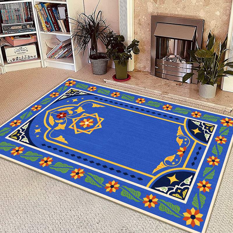 Persian carpet ，Bohemian carpet，Crystal velvet carpet，floor mat，Prayer blanket，CRRSHOP advanced Easy to clean ,carpet,large size 80*120cm,70*110cm,60*90cm,50*80cm,40*60cm