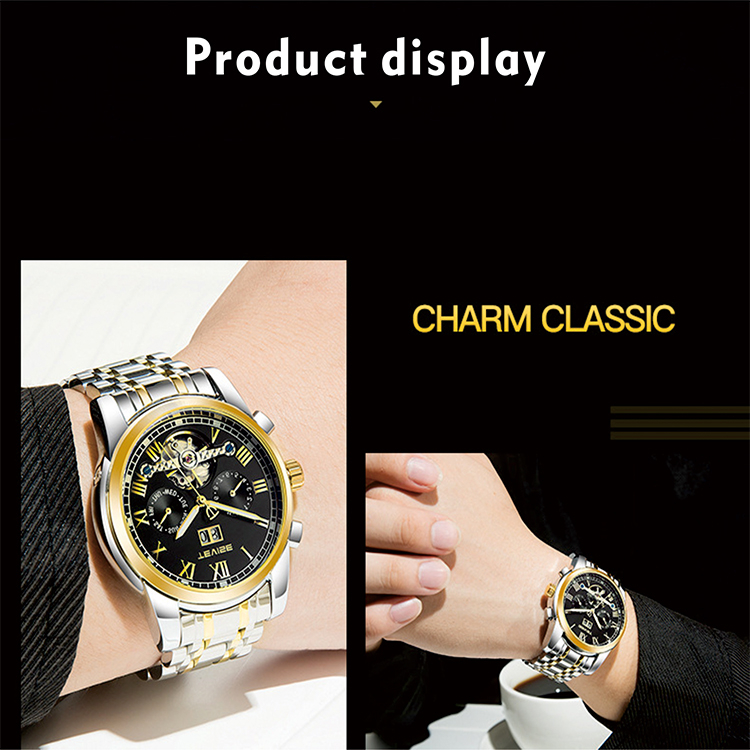 New men's high-end watches fashion multifunctional waterproof luminous watch mechanical watch