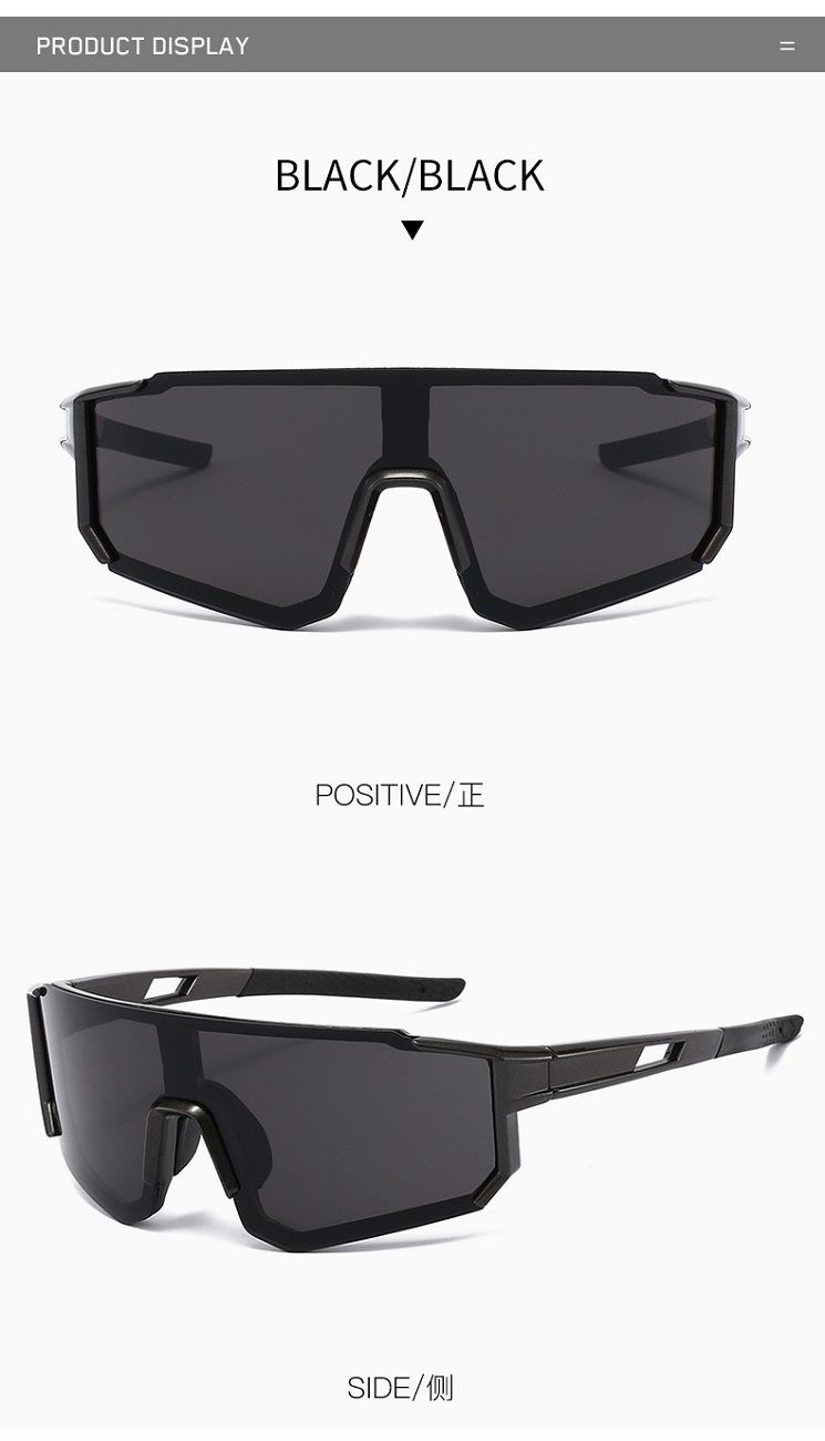 Polarized Sports Sunglasses, UV Protection Windproof Cycling Sunglasses for Men Women, Lightweight Outdoor Running Sunglasses 1060 Style for Hiking, Marathon, Driving and Fishing
