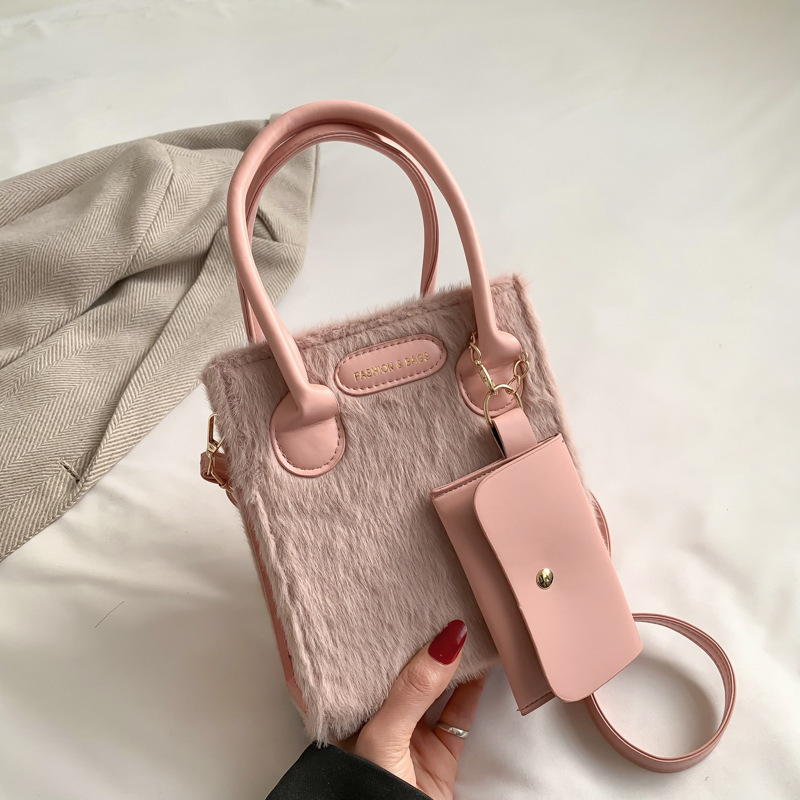Women's Spring New Simple Solid Color Zipper Square Bag,Adjustable Shoulder Strap Cross-Body Bag