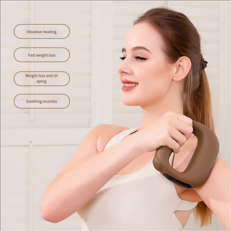 Massage Ring Vibration Massager Shoulder and Neck Yoga Ring Mini Shaking Machine Massager