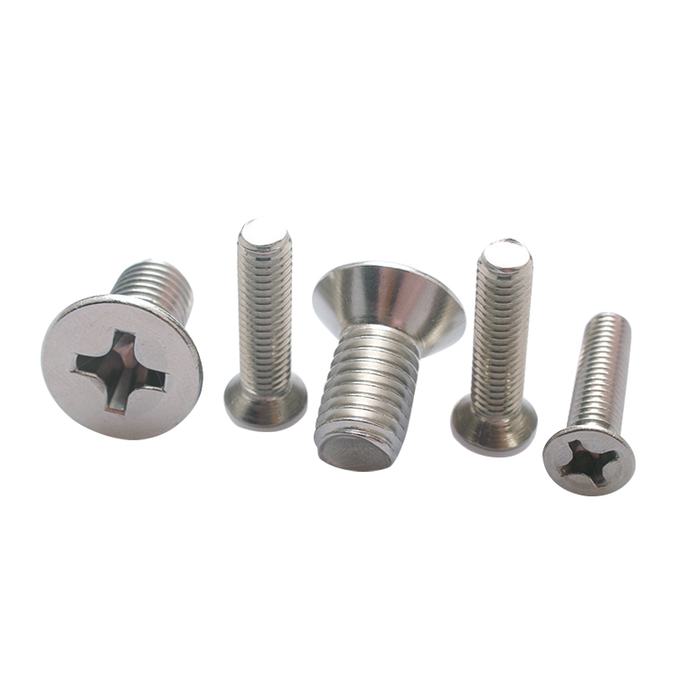 500 pcs 304 Stainless Steel Cross Recessed Countersunk Head Screws Sheet Metal Screws