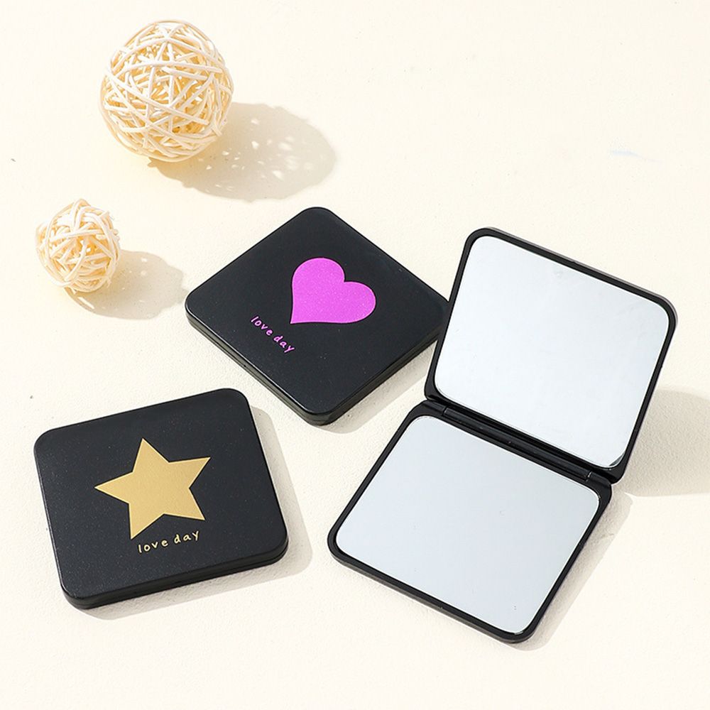 Folding mirror; high-quality makeup mirror; portable folding mirror; mini DIY makeup mirror.