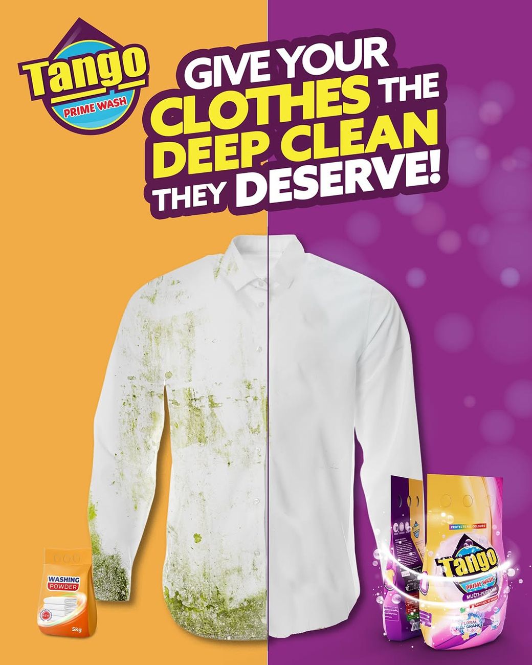 TANGO MULTI-PURPOSE PRIME WASHING POWDER 