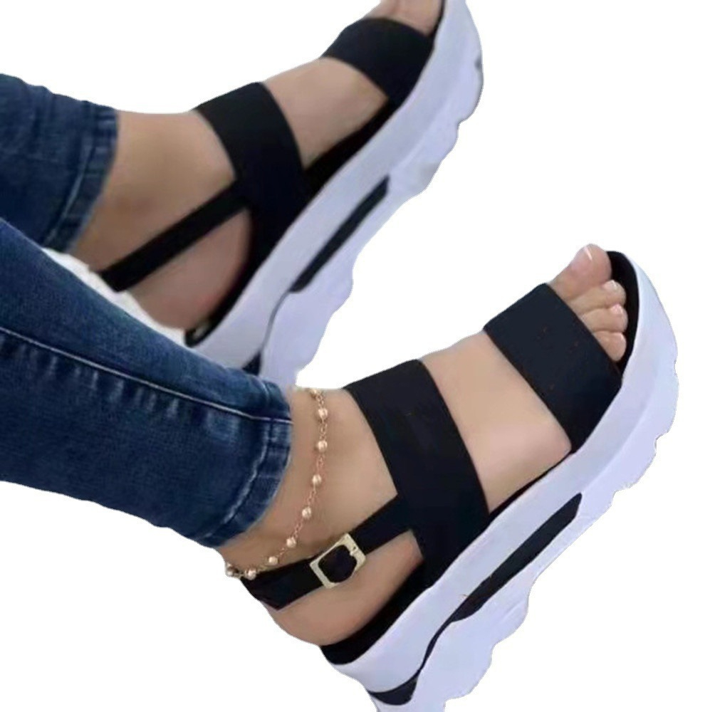 5445 Women Sandals Lightweight for Women Sandals Platform Shoes with Heels Casual Summer Shoes