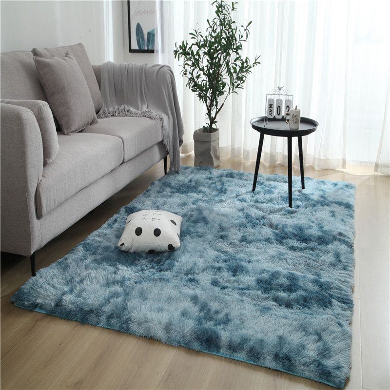 Tie Dye Area Rug for Bedroom Living Room Fluffy Shaggy Gradient Faux Fur Carpet for Kids Adults Fuzzy Plush Home Decor Floor Mat