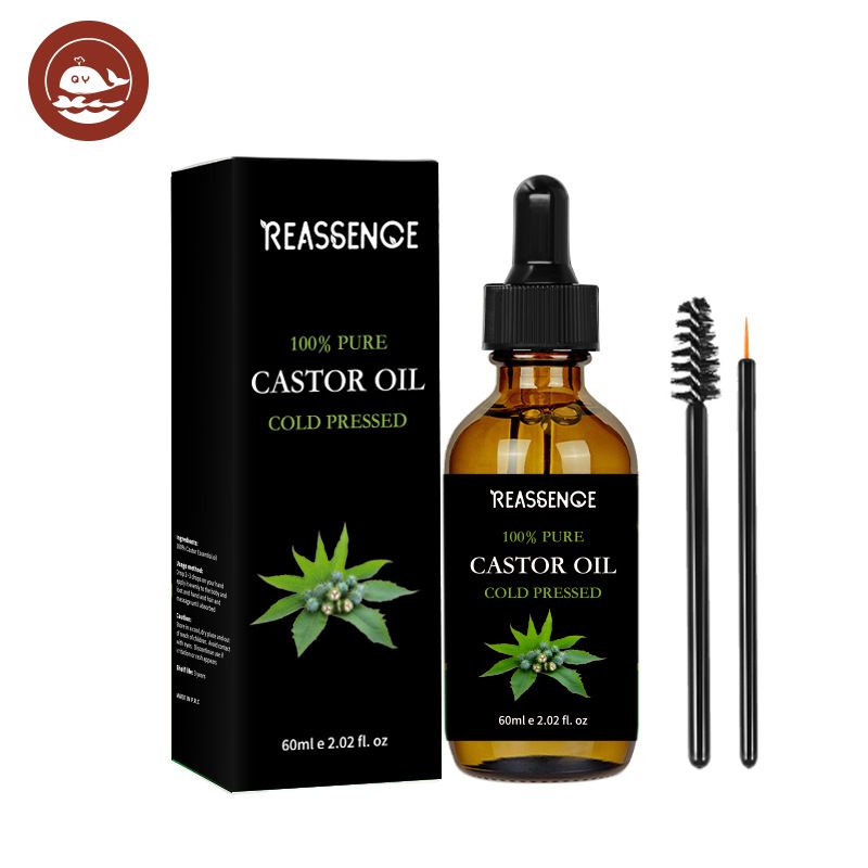 Black Castor Oil Healthy Organic Castor Oil Improves Hair Line Toughness Nourishes The Body Skin Hair Massage Moisturizing 60ml