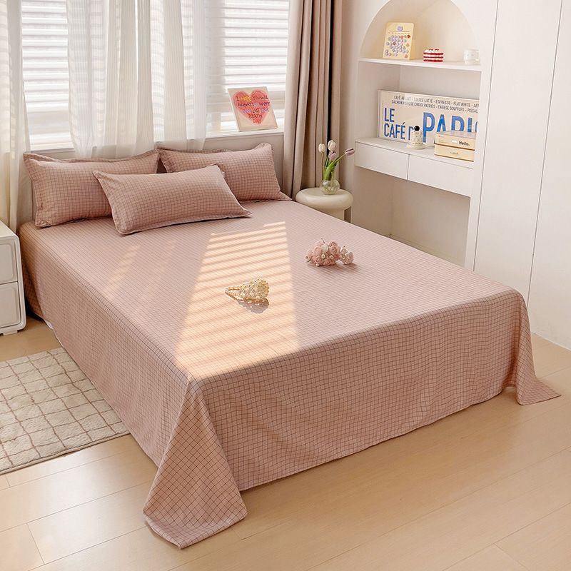 120*230cm ,150*230cm ,180*230cm,220*230cm ,230*250cm Washed cotton brushed bed sheets pillow cases CRRSHOP free shipping Bed cover pillowcase 48 * 74cm