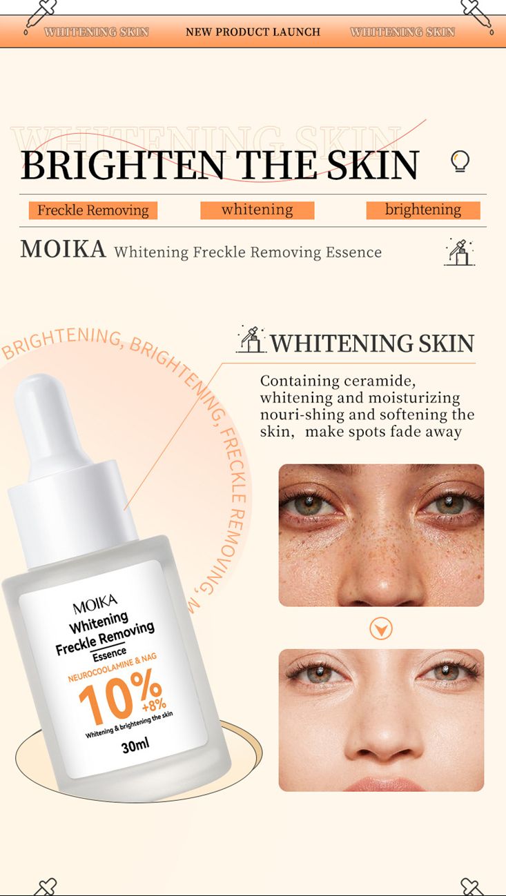 MOIKA Whitening and Anti-Freckle Essence Anti-Wrinkle Firming Skin Care Essential Oil