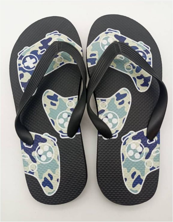Unisex Custom Logo Print PVC Flipflops Slipper- Outdoor Strand Unisex Slipper
