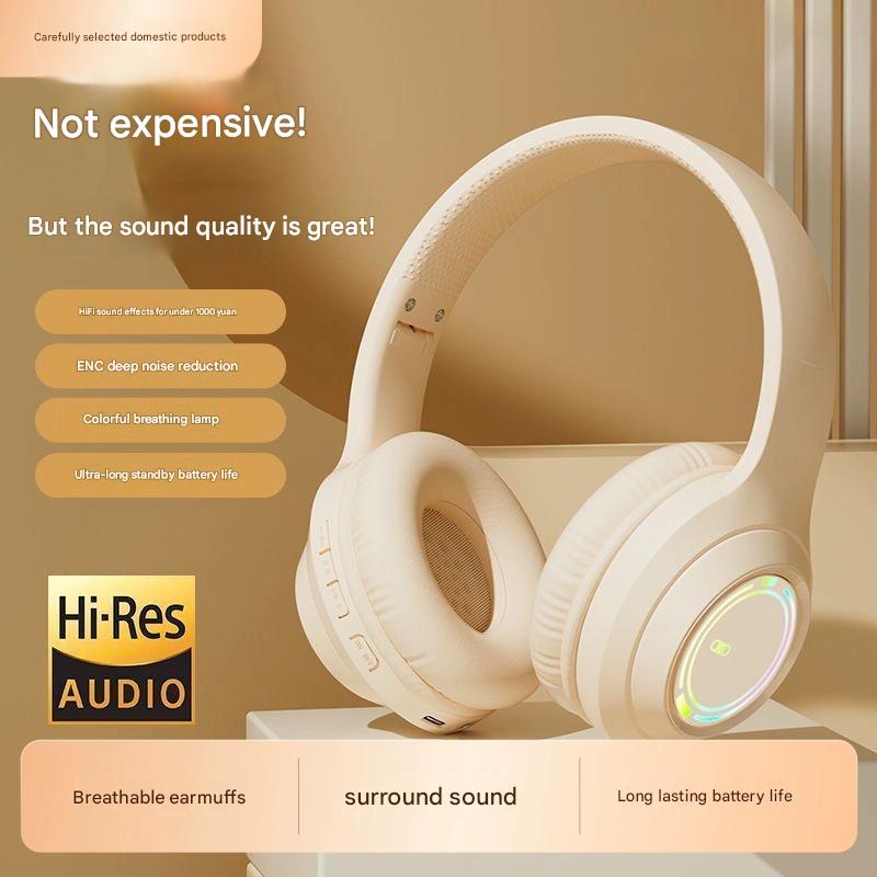Wireless Bluetooth Headphones High Sound Quality Ultra Long Battery Life Noise Cancelling Sports Headset for Men Women Running Fitness

