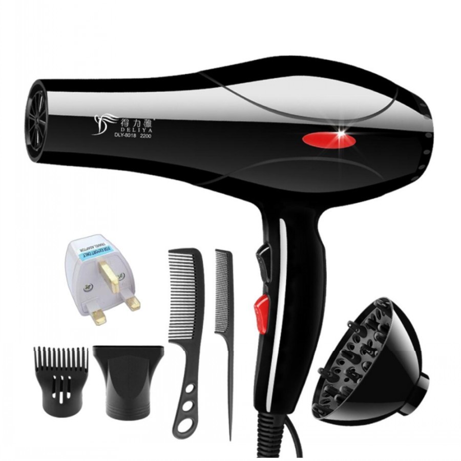 2200W Hair Dryer Professional Blowers Blow Dryer Low Noise Hot And Cold ...