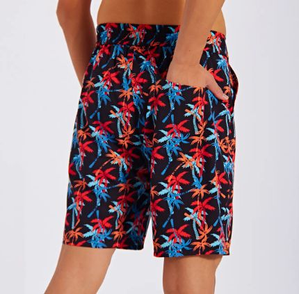 New Arrival Men Board Shorts Polyester Swim Trunks With Pockets Breathable Sublimation Polyester Spandex Beach Board Shorts #1
