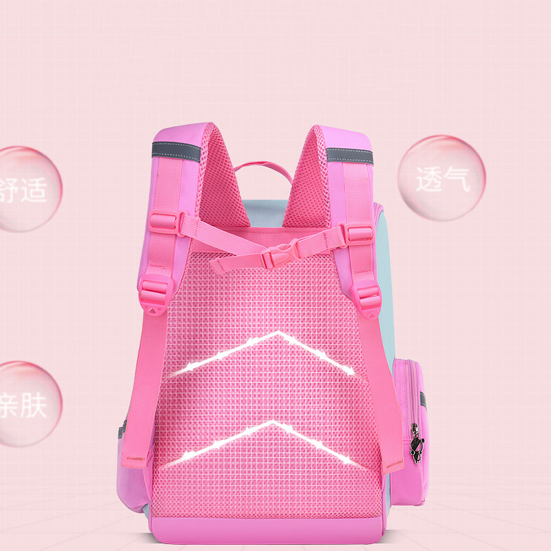 L3001 3D Unicorn Primary School Bags for Girls Cute Waterproof Kids Bag School Student Cartoon Unicorn Girl 6-12 Children Backpack