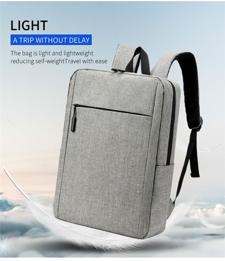 Business laptop backpack-Fashion backpack new simple backpack men's and women's leisure business computer bag Southeast Asia supply