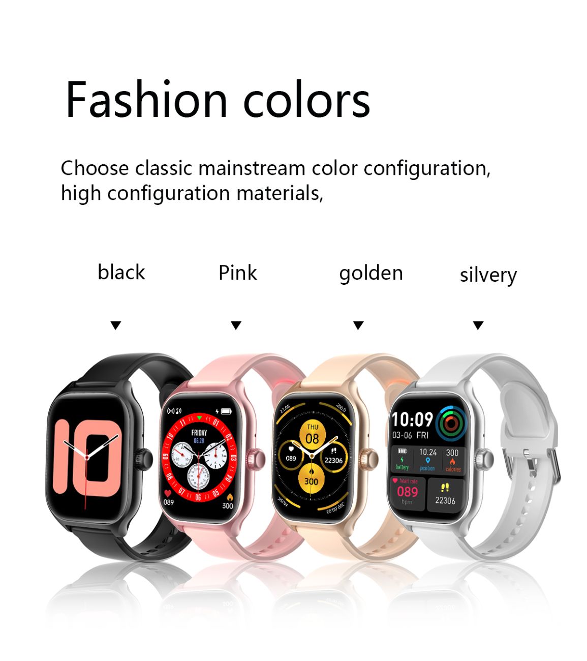 GTS4 smart watch Bluetooth call health monitoring reminder sports watch