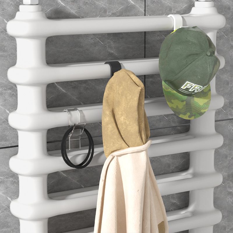 Multi-Purpose Heating Hook Coat Hook Towel Rack Radiator Bracket Bathroom Hook Clothes Hanger Soft Scarf Rack Towel Rack 4 Pcs