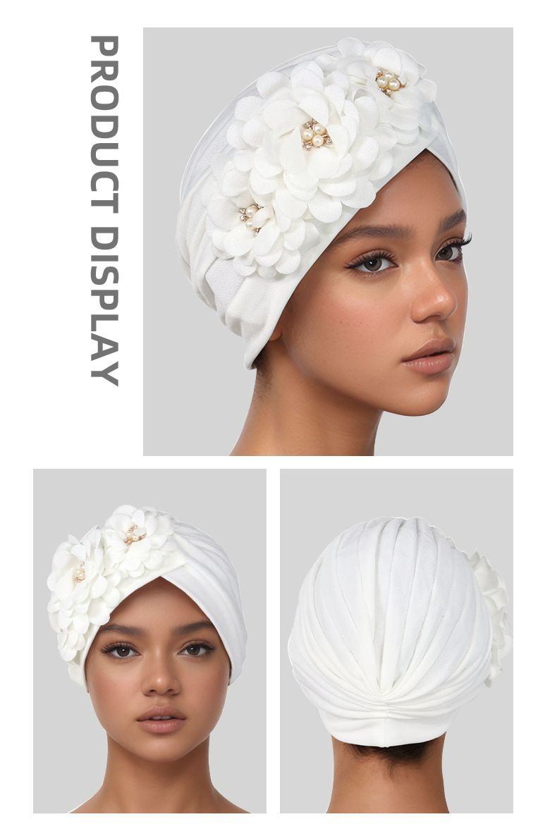 Fashion Selection Traditional Muslim Women's Headband Applique Fashion Casual Hat