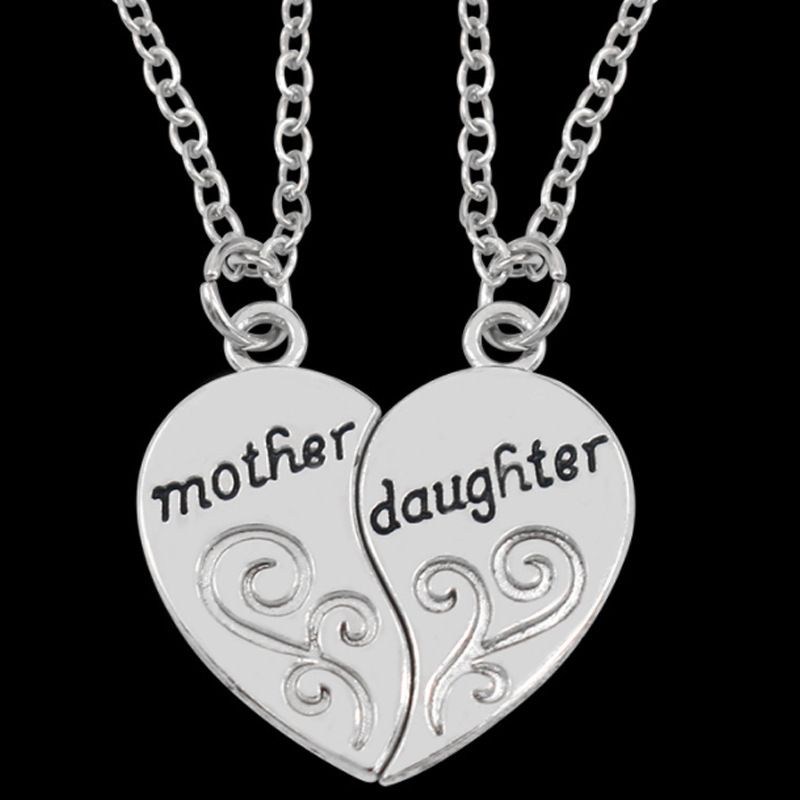 00274-4 Two-Part Love Necklace Mother and Daughter Necklace
