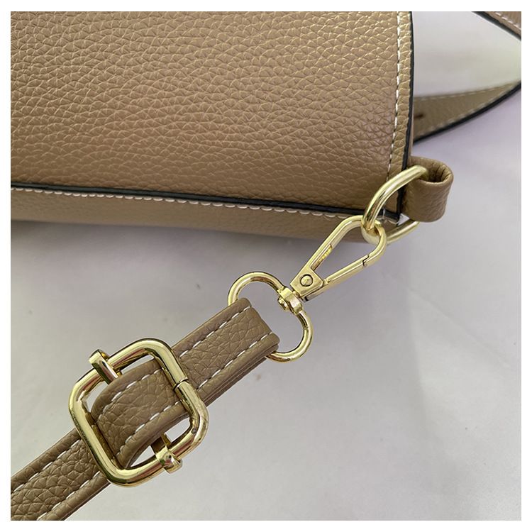 Miss DG 2025 new fashion texture bag casual trend large capacity shopping bag handbag