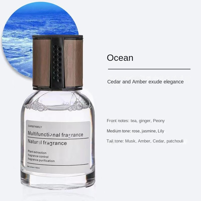 Time aromatherapy car perfume luxury car interior decoration car dedicated men's car fragrance lasting fragrance.Ocean perfume