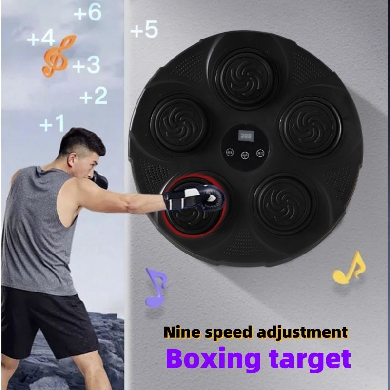 New intelligent boxing target, Bluetooth music boxing wall target CRRSHOP sports home fitness boxing machine, boxing training