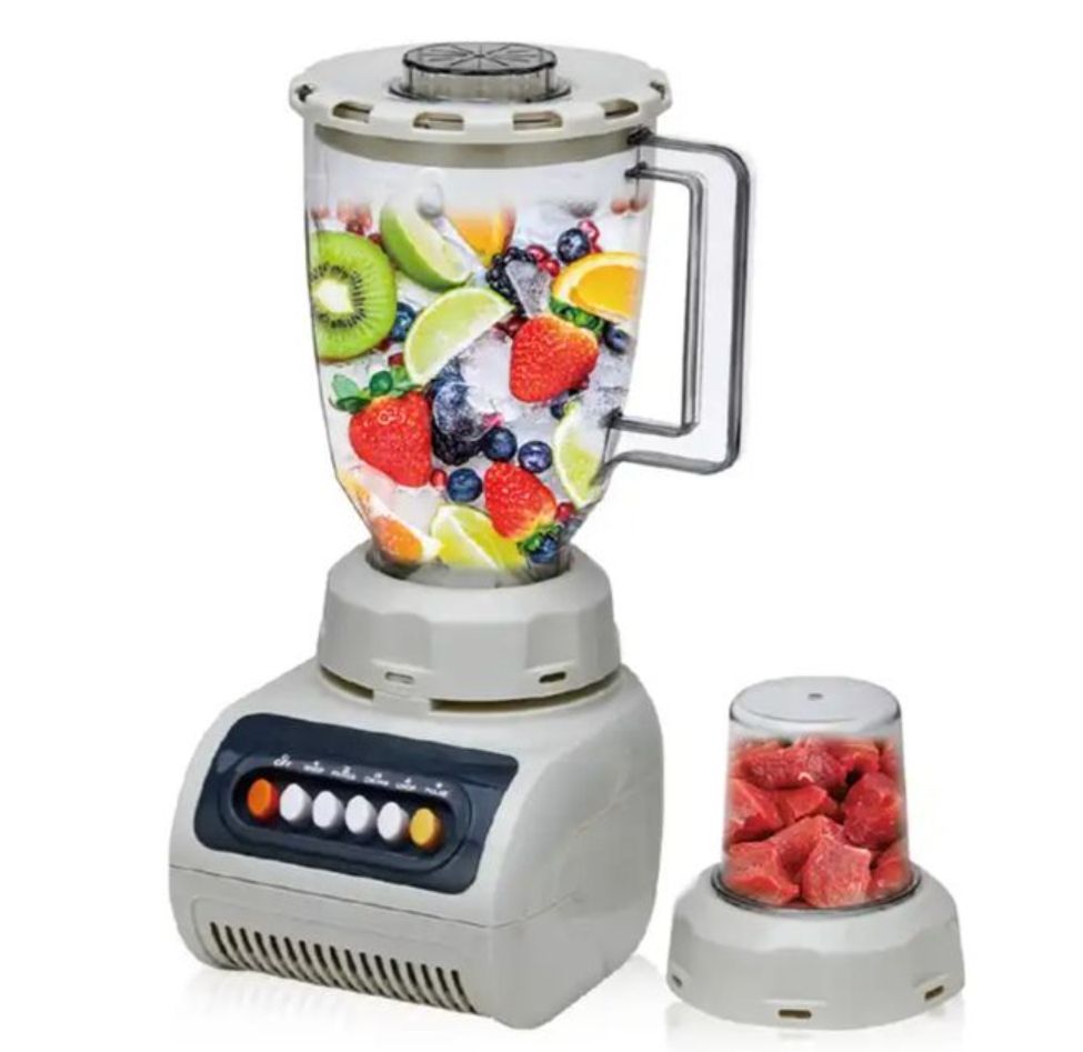 1.5L - 2-in-1 Super Blender Mill Grater - Grey